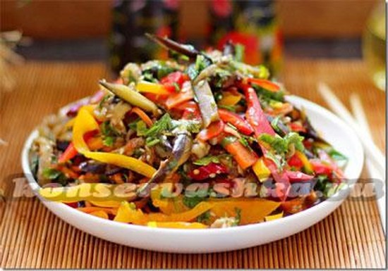 Баклажаны по-корейски, самый вкусный рецепт