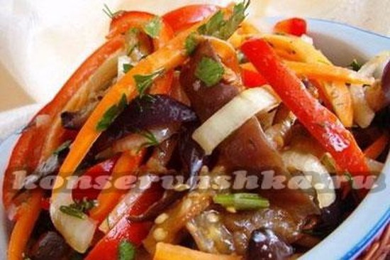 Баклажаны по-корейски, самый вкусный рецепт