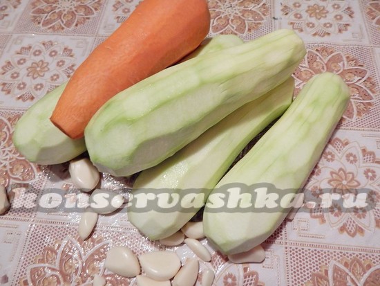 чистим овощи