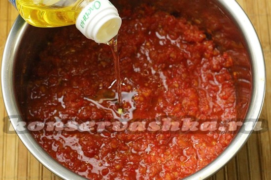 добавляем растительное масло