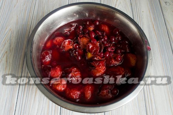 бланшируем фрукты