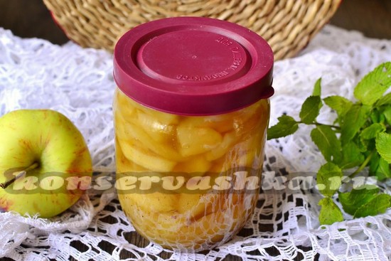 Варенье из яблок с корицей дольками
