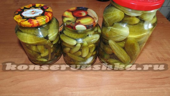 Маринованные огурчики на зиму