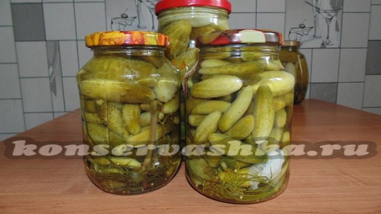 Хрустящие маринованные огурцы на зиму: рецепт с фото