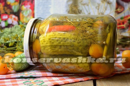 рецепт огурцов с алычой на зиму.