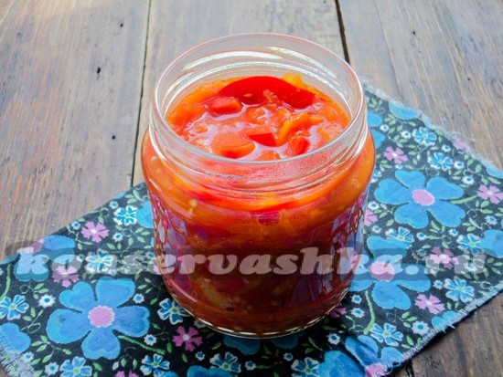 Салат из перца, моркови и лука на зиму: рецепт с фото