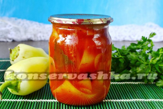 Лечо из болгарского перца на зиму классический рецепт