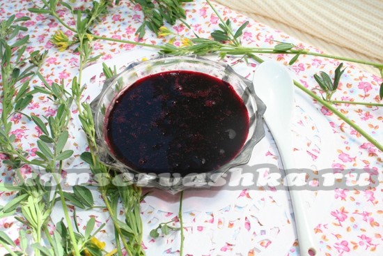 Рецепт желе из черники