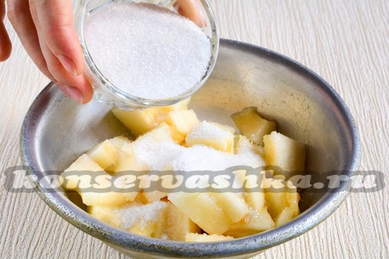 добавить сахар