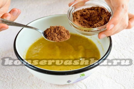 добавляю какао