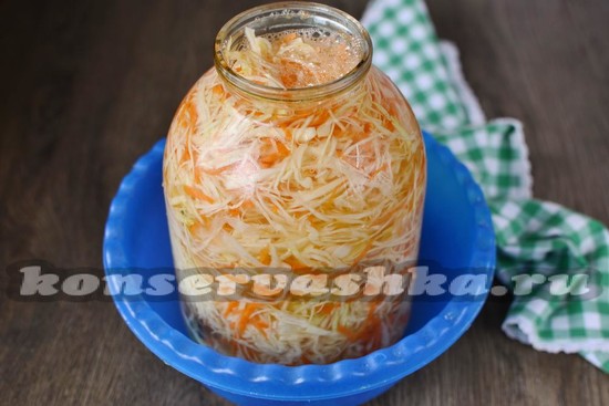 Залить рассолом
