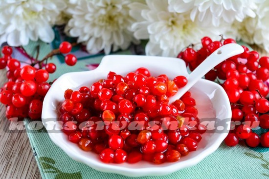 Рецепт варенья из калины на зиму