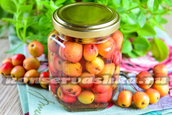 Рецепт маринованных ранеток на зиму