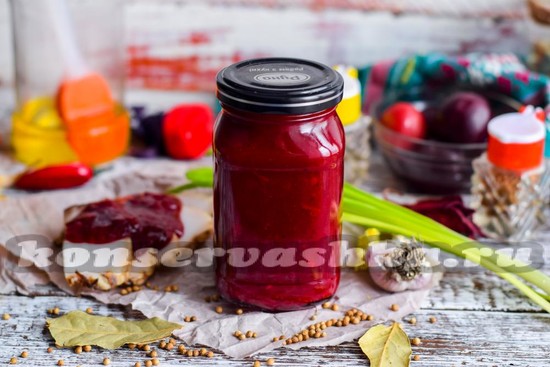 Рецепт ткемали из слив