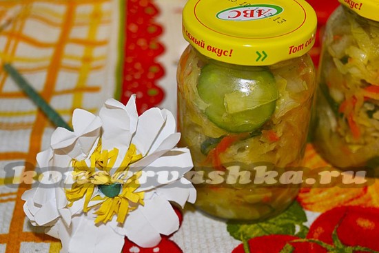 закрутим крышками банки
