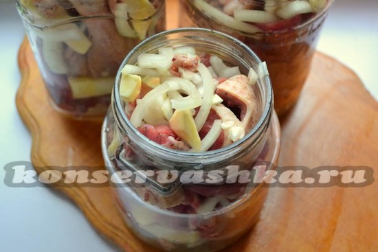 заполнить банки уткой
