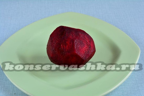 Почистим свеклу