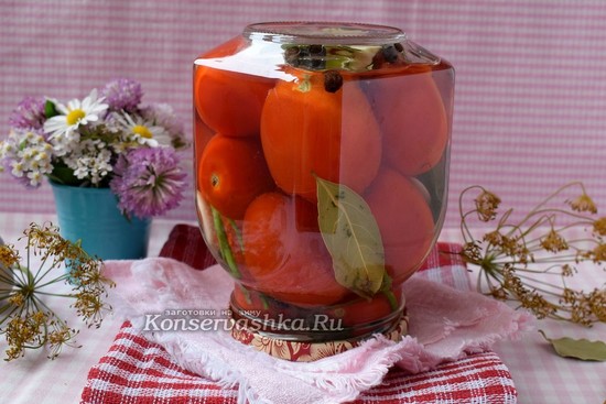 Закупорить/закрутить помидоры