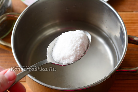 добавьте соль
